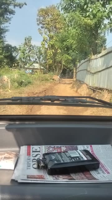 Countryside Drive in Tripura | Calm Village Roads