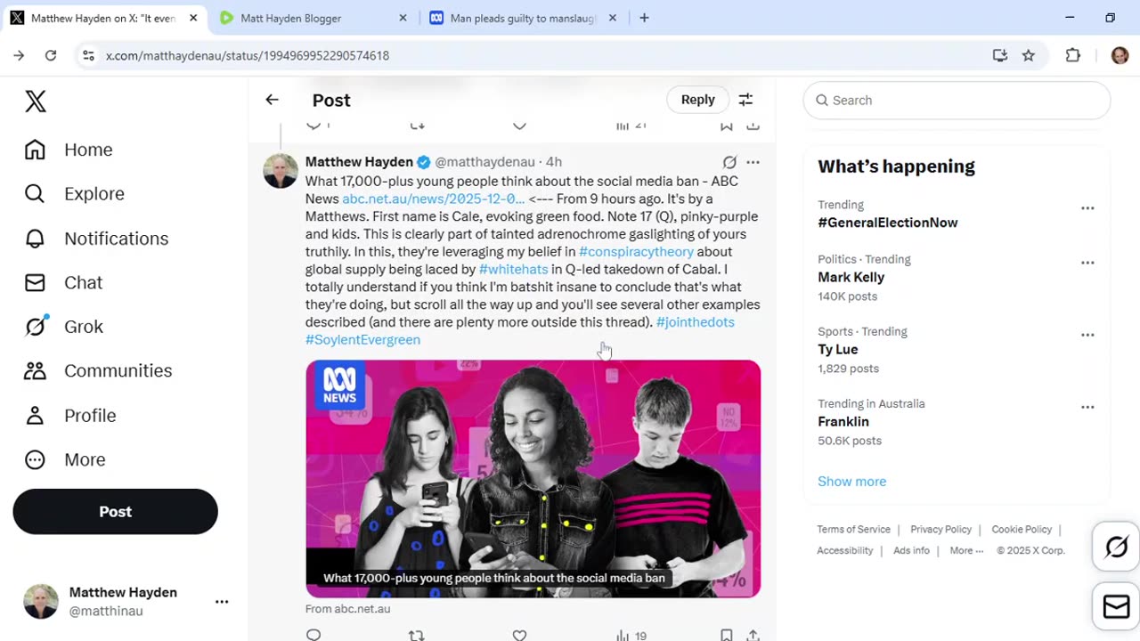 Pysop horror show rolls on with Albo-Haydon wedding Matts, Q-laced adrenochrome and more