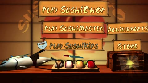 SushiChop main menu extended