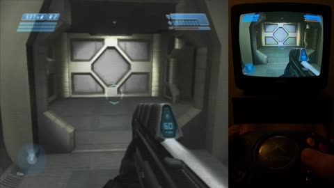 Halo 1 CE Original Xbox CRT TV Walkthrough Part 4 #halo