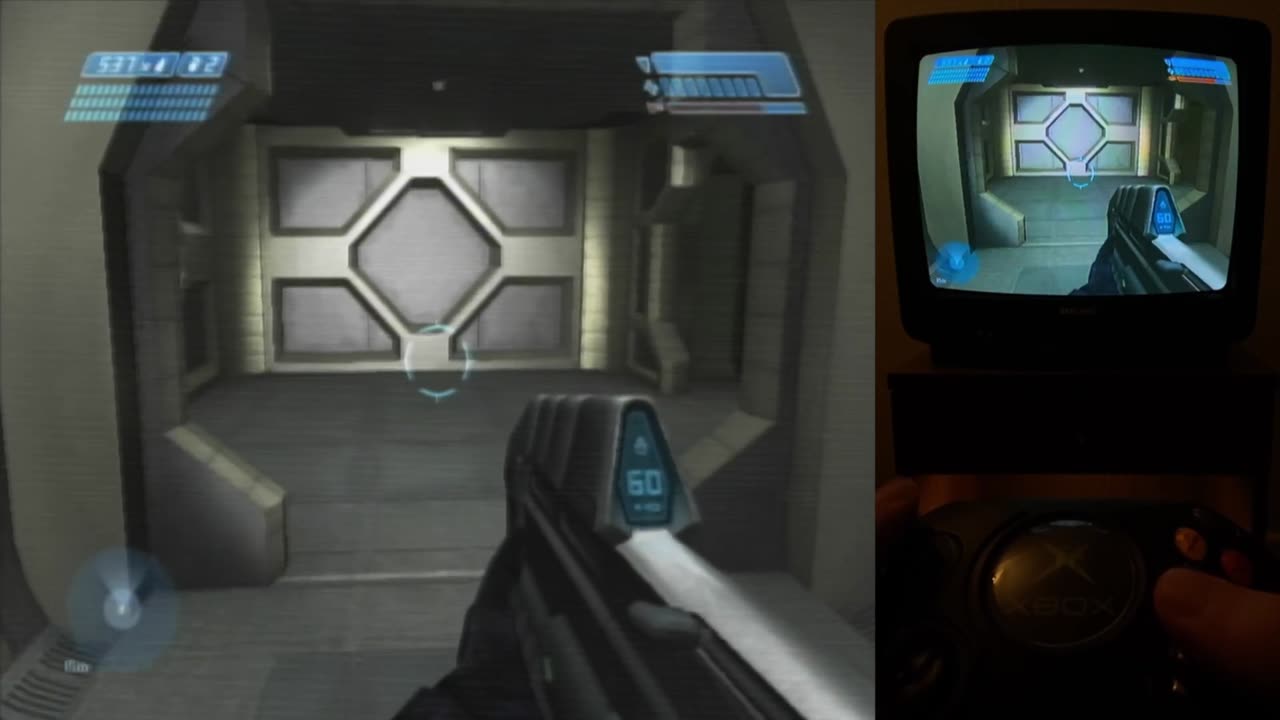 Halo 1 CE Original Xbox CRT TV Walkthrough Part 4 #halo