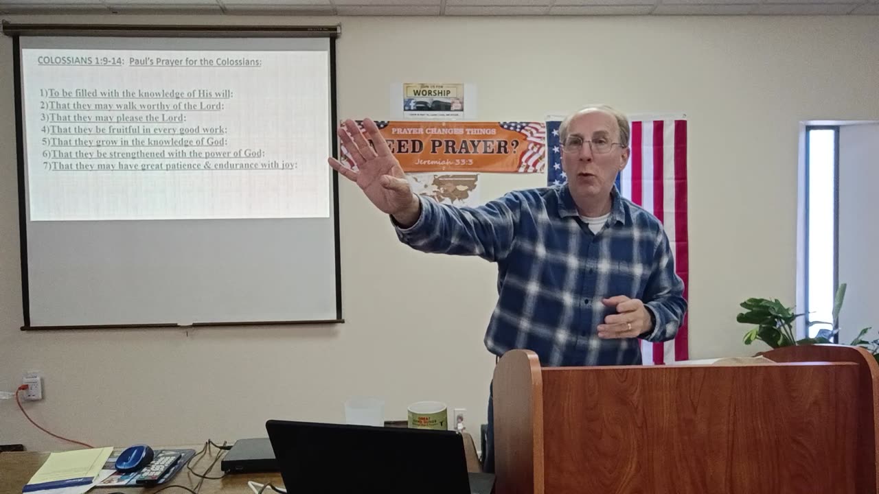 Colossians Intro & v. 1:1-14 (Paul's Thanksgiving and Prayer, part 2)