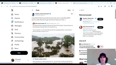 Devastating Flash Floods Hit Texas And Leftist Can't Help But Dance On The Bodies Of Children