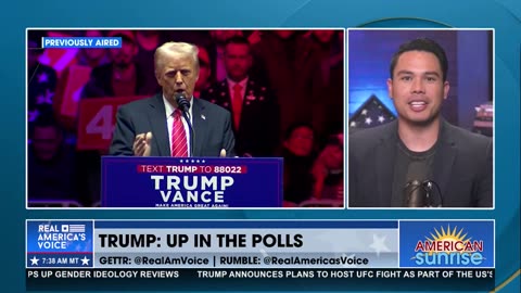 TRUMP: UP IN THE POLLS