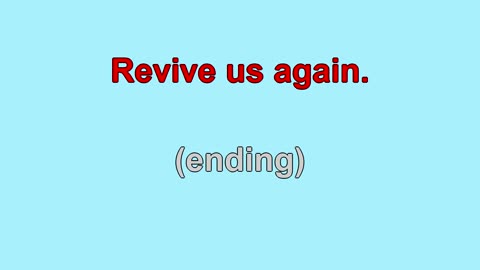 Revive Us Again 4 Verses