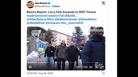 New Larry Fink Head of the World Economic Forum