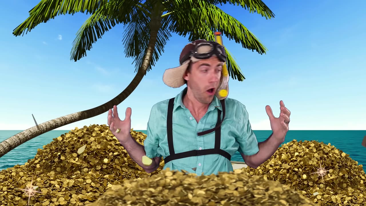 Sharks in the Water! Floor is Lava Game Brain Break Danny Go! Dance Songs for Kids