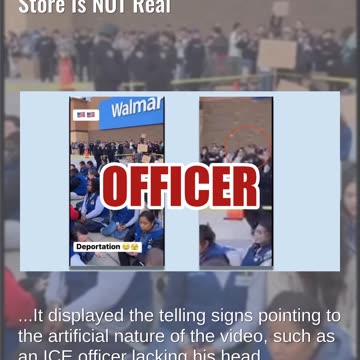 Fact Check: Video Of ICE Arresting And Deporting Staff Of A Walmart Store Is NOT Real