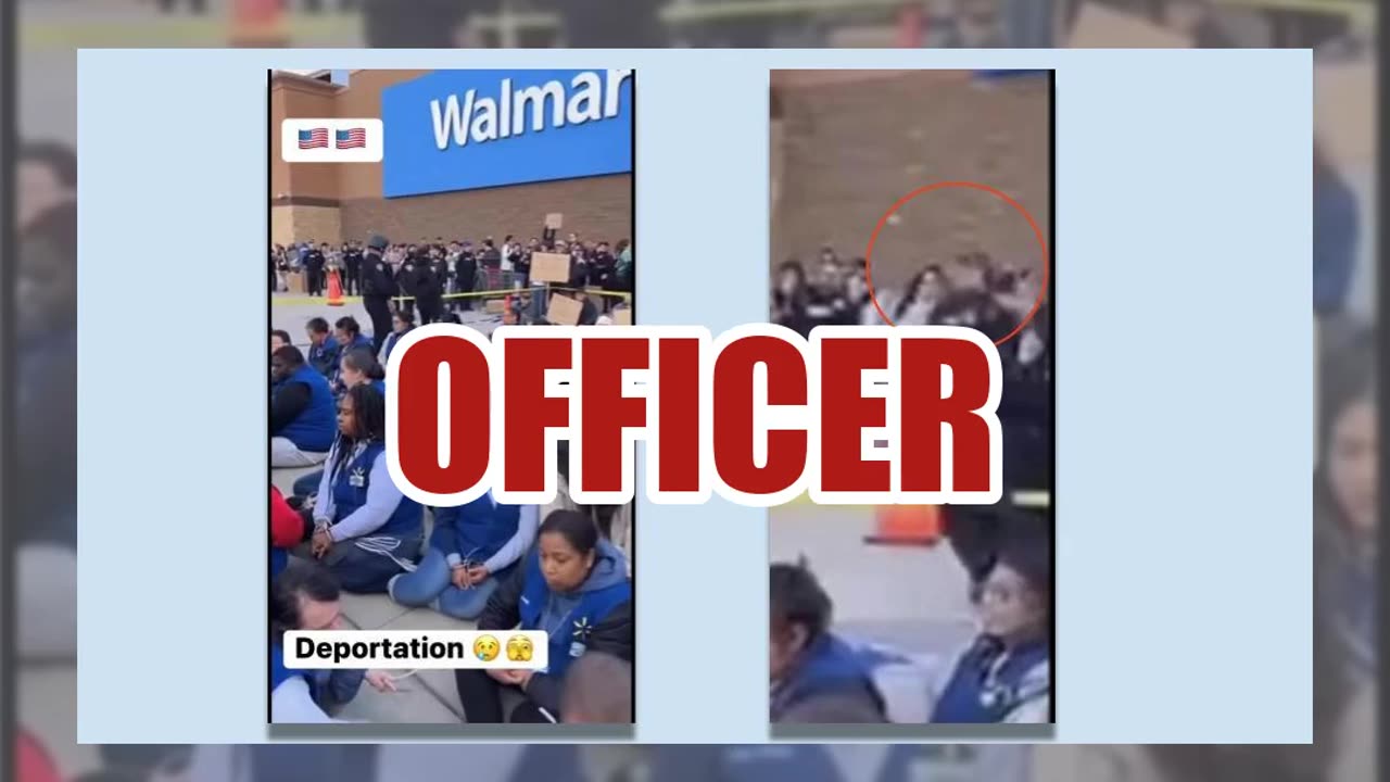 Fact Check: Video Of ICE Arresting And Deporting Staff Of A Walmart Store Is NOT Real