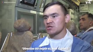 Russian subs conducting drills