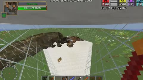 Minecraft mob battle barroth vs deviljho