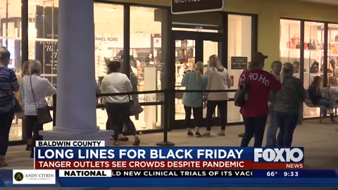 Tanger Outlets see crowds despite pandemic