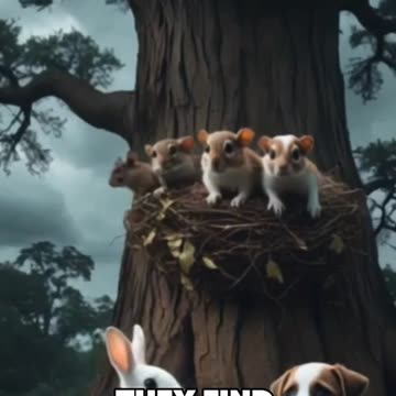 The Bunny, the Pup, and the Snail with Ears" 🐰🐶🐌✨