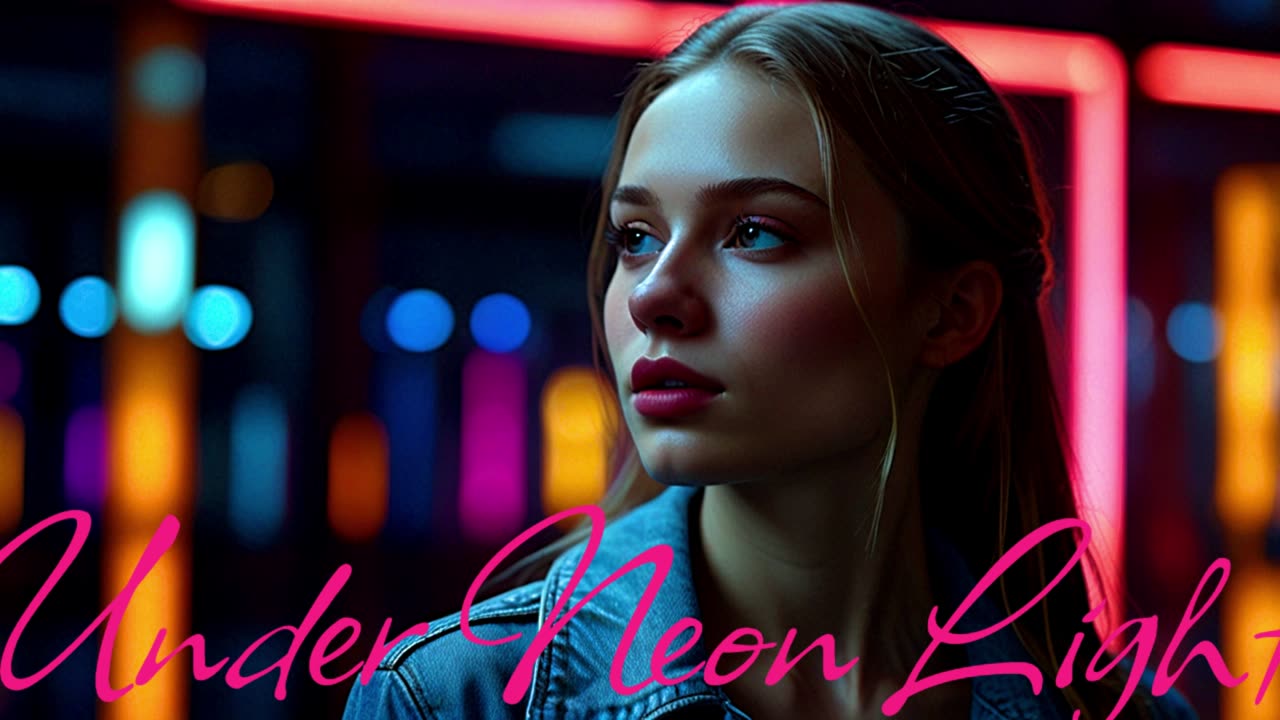 Electronic Music.Song Under the Neon Light.