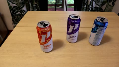 Phorm Energy Drinks Orange Grape And Blue Taste Test Review