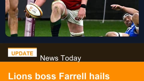Lions boss Farrell hails McCarthy, Hansen after Australian tour opener