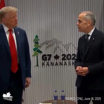Carney GUSHES Over Trump at G7