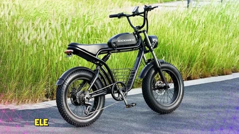KICKWEY K7 Electric Bike 1500W Motor 48V 23Ah Battery 20 Inch Fat Tire Electric Bike