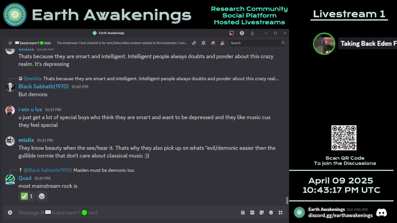 Earth Awakenings - Livestream 1 - #3097