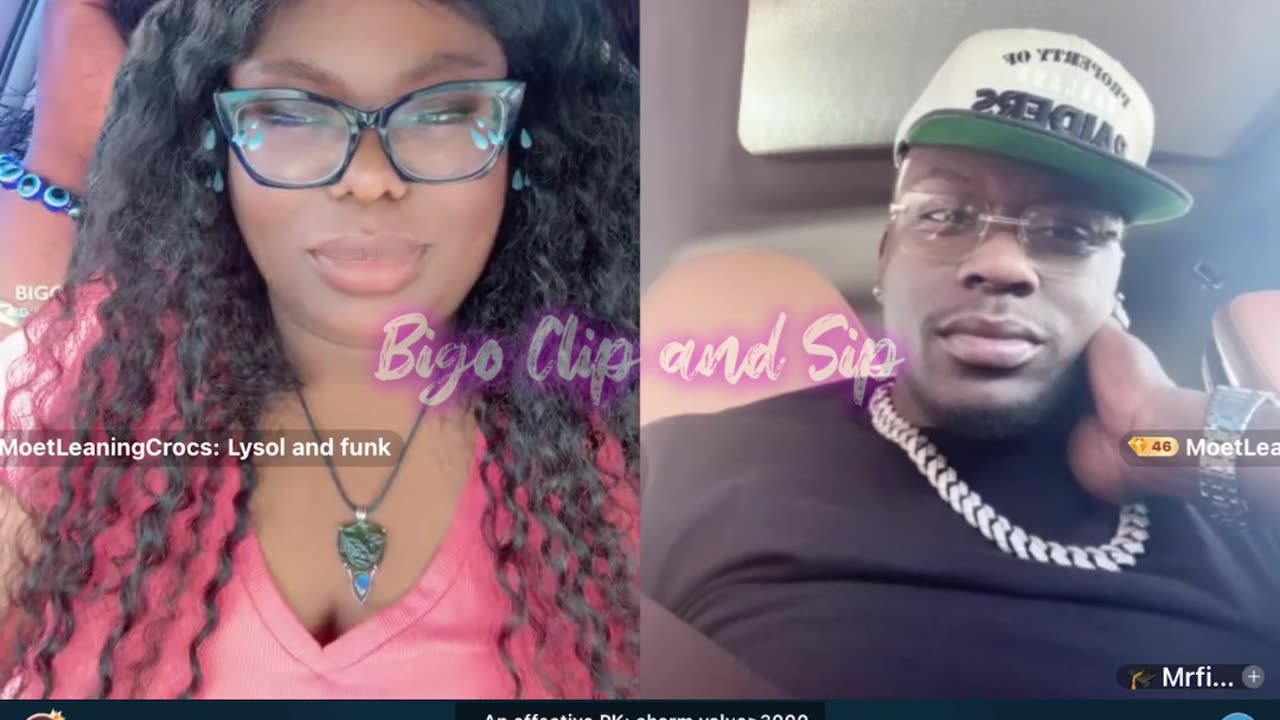 Moet lines Finesse n instantly starts flirting then brings up Diamond n PND 6/19/25 #bigoclipandsip