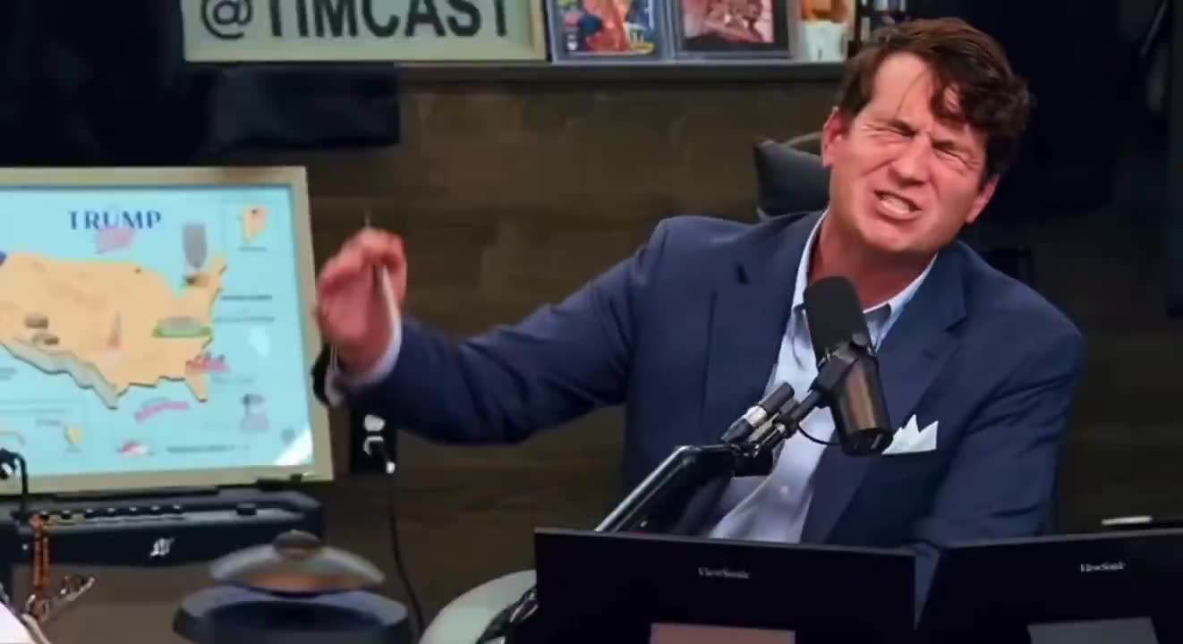 Comedian Alex Stein emotionally broke down on Timcast when speaking about Israel