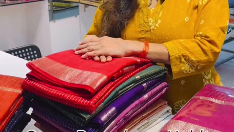 Chanderi silk Crape Sarees @ Just ₹ 1990/- ORDER WhatsApp 098806 44290