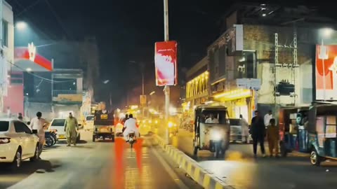 Larkana Driving at Night ❤ #maxrecords #larkana #sindh #pakistan
