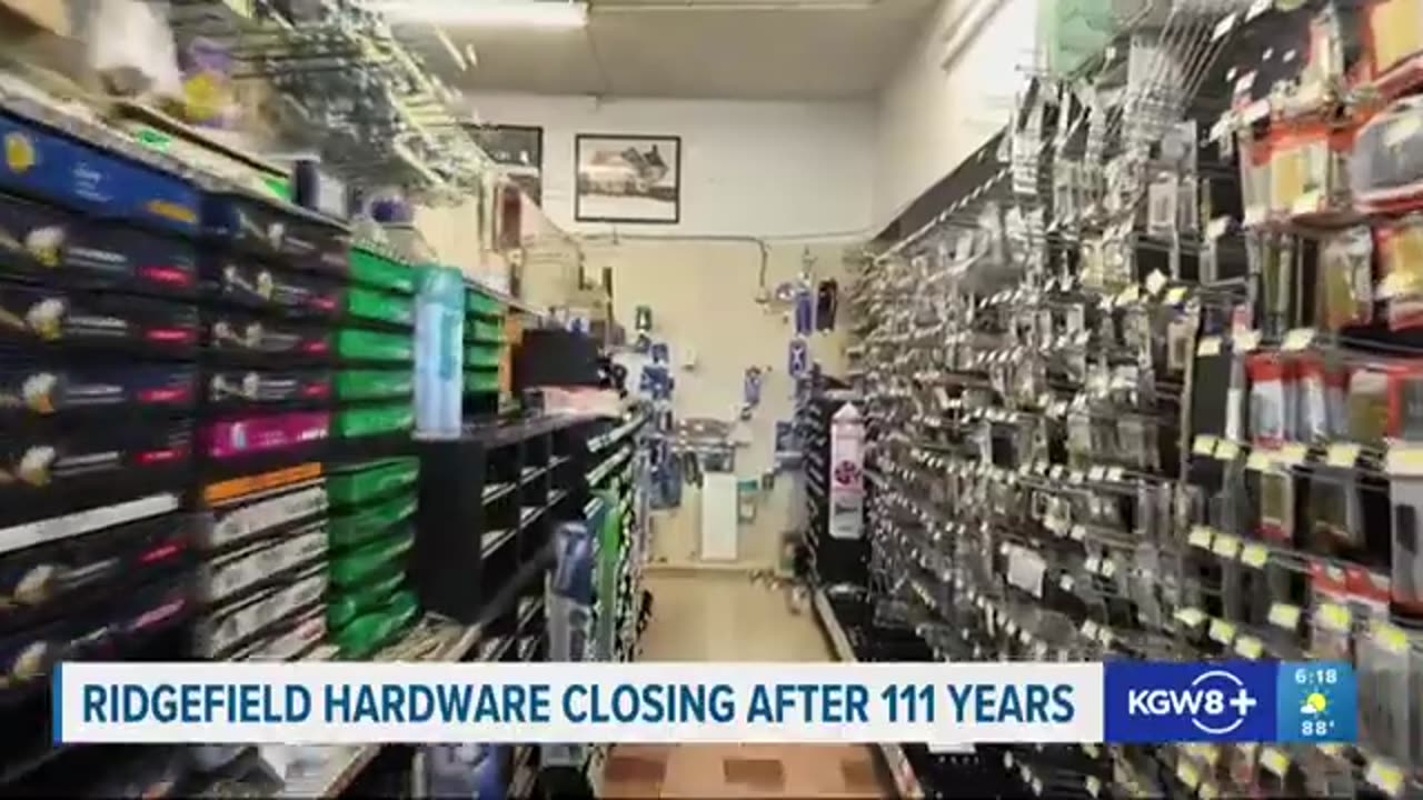 Ridgefield's only hardware store closing after 111 years