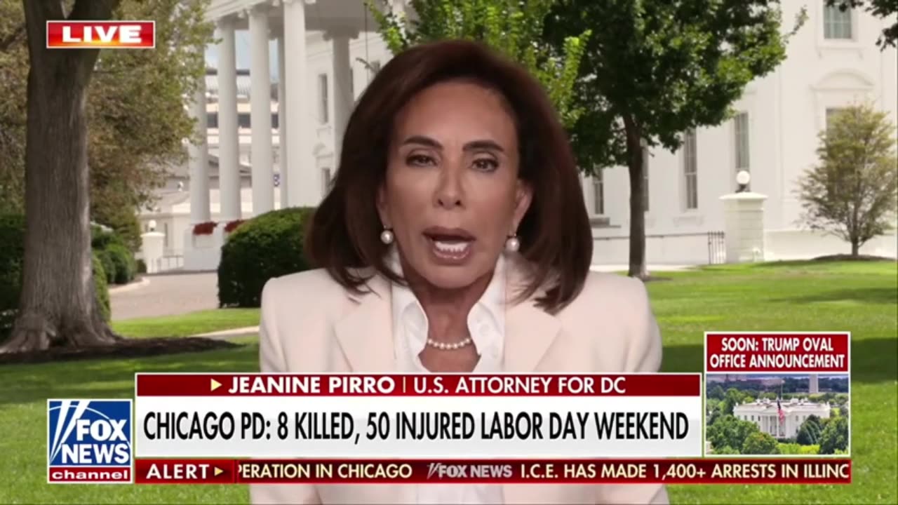 US Atty Pirro: IF Trump Faces the Beast in Chicago I'm with Trump