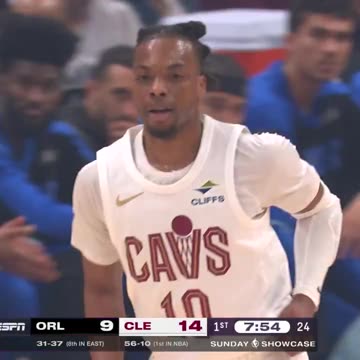 NBA - Darius Garland in his BAG early 💰 Stepback with a tricky handle. Tough finish through contact.