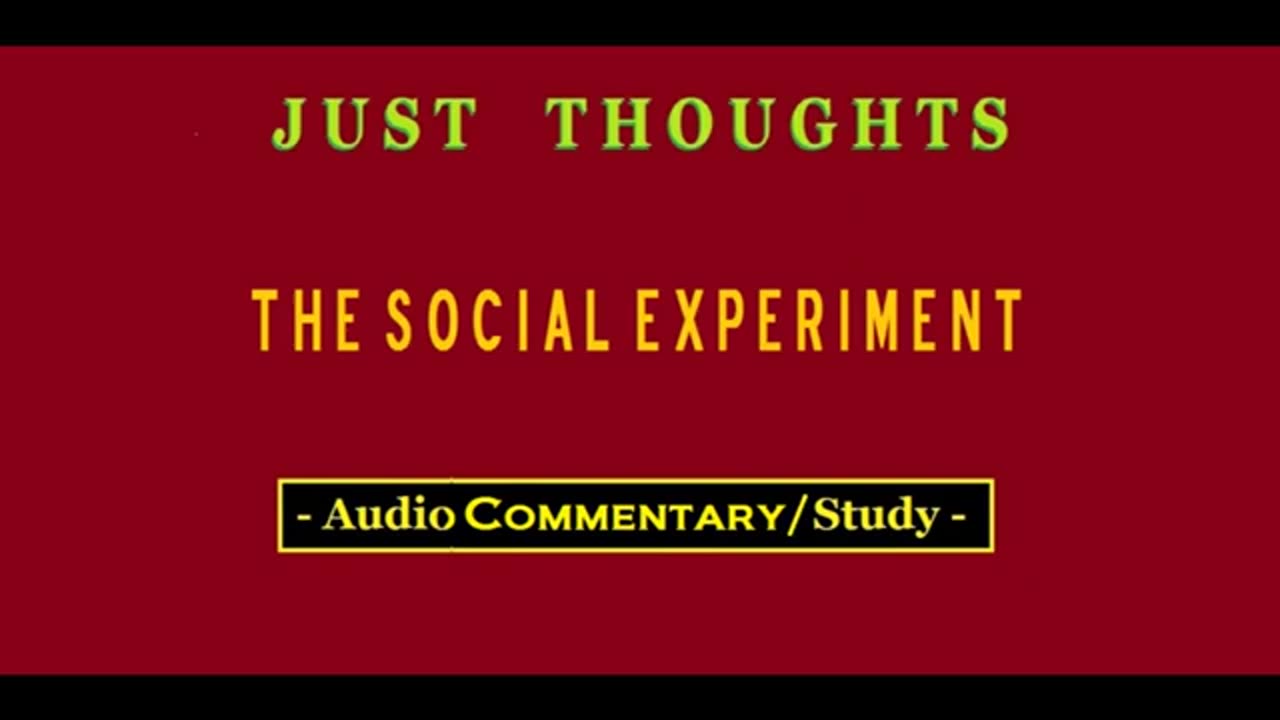 Just Thoughts - The Social Experiment (2016) Retro