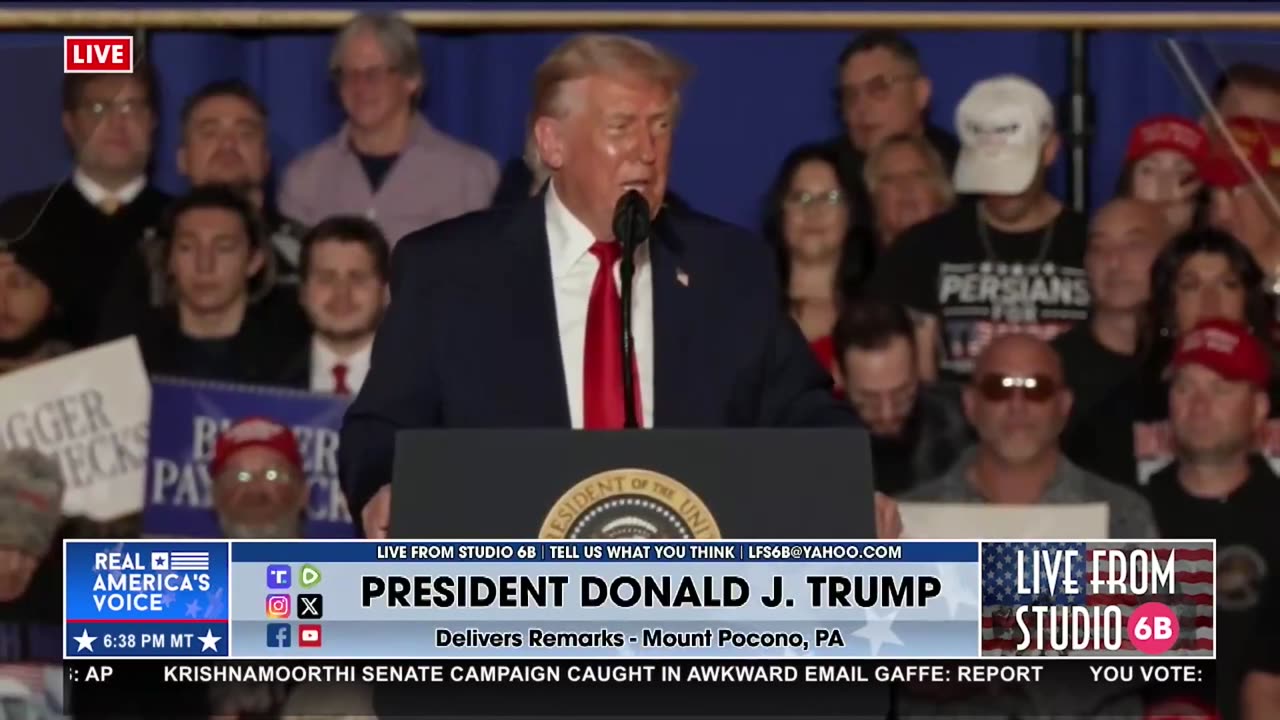 TRUMP: “IF YOU DON’T SHARE OUR VALUES...AND ASSIMILATE…WE DON’T WANT YOU IN OUR COUNTRY”