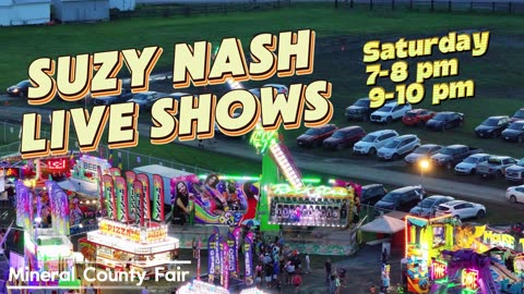 Sangin' this Saturday night at the Mineral County Fair in Fort Ashby, West Virginia.