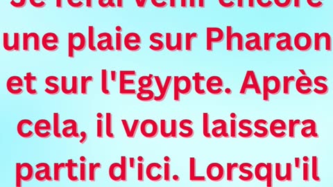 « Dieu annonce la dernière plaie » exodus 11:1 #shortvideo #shorts #youtube #youtubeshorts #ytshorts