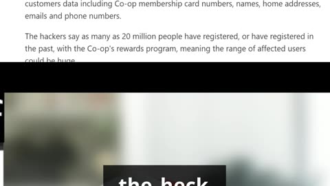 co op in the uk leaked more data than you think bruv