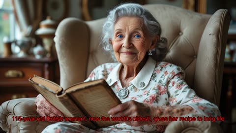 115-year-old British woman, now the world's oldest, gives her recipe to long life