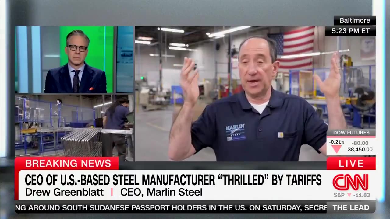 Marlin Steel CEO Drew Greenblatt: Our goal is that we're going to "hire many more people."