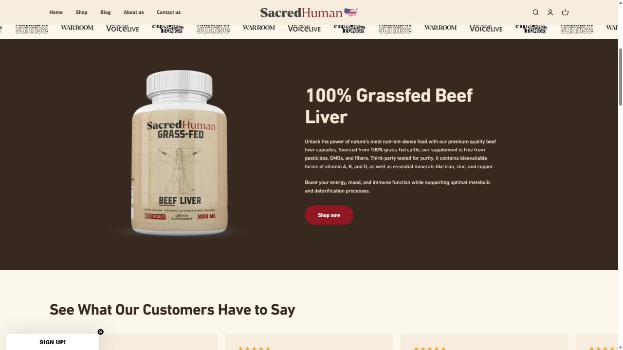 SACREDHUMAN HEALTH: Subscribe For A Discount For LIFE