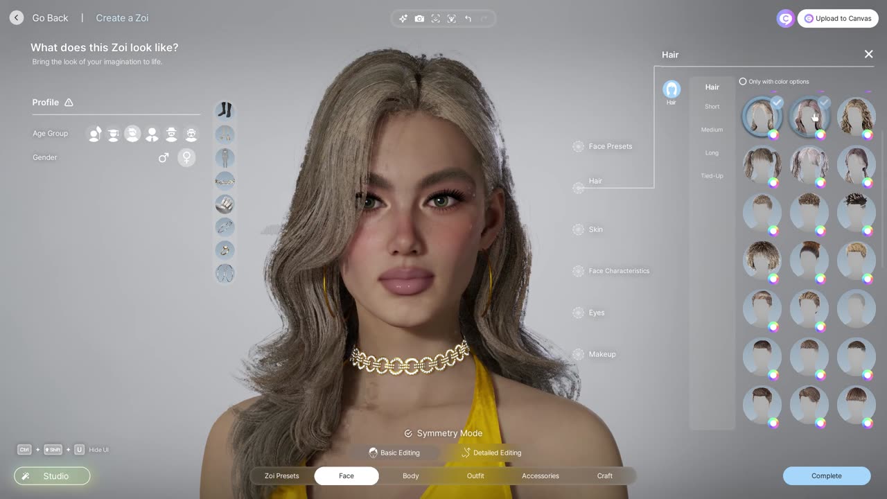 inZOI Demo - Character Studio - Female Character Creation