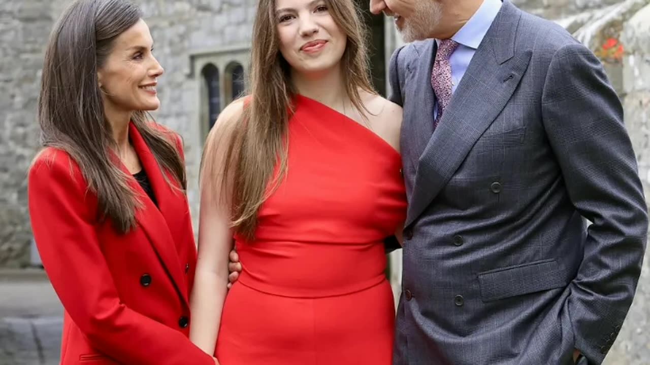 Sofia and Arianeh Simple graduation ceremony of the princes of Spain and the Netherlands