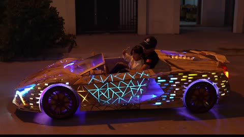 Building Lamborghini Revuelto From 1,000,000 Wood Scraps