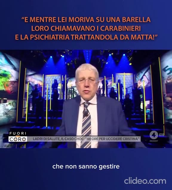 Gridava e chiedeva aiuto dalla barella dell’Ospedale.