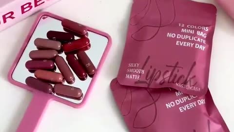 12pcs Mini Matte Lipstick Set