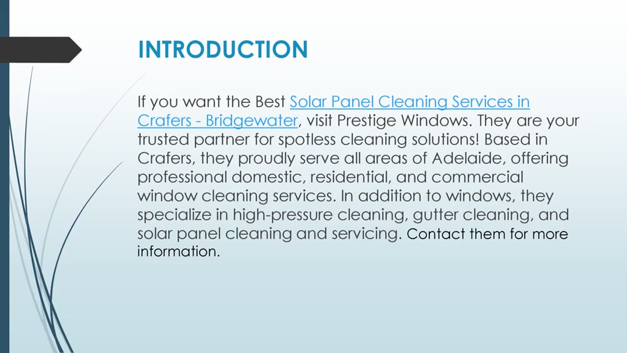 Best Solar Panel Cleaning Services in Crafers - Bridgewater