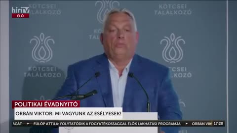 Orbán Viktor: MESTERSÉGES INTELLIGENCIA nélkül vesztünk! Digitális Polgári kör Tusványos Kötcse 2025