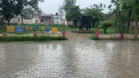 Raining it is rainy day