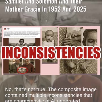 Fact Check: Composite Image Does NOT Authentically Show Brothers Samuel And Solomon And Their Mother