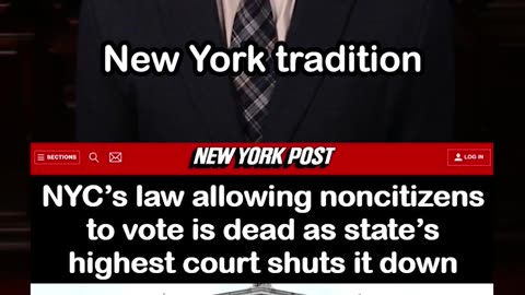 NYC’s Law Allowing Noncitizens to Vote is Dead; State’s Highest Court Rules Law Unconstitutional