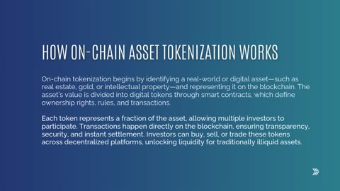 On-Chain Asset Tokenization: Redefining Digital Ownership