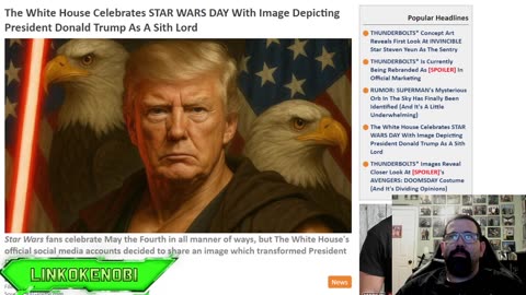 White House Celebrates May The 4TH With An AI Pic Of Donald Trump And A Message For The Far Left